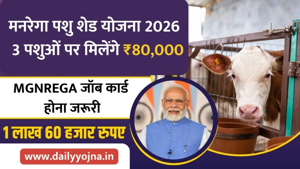 MGNREGA Pashu Shed Yojana 2026